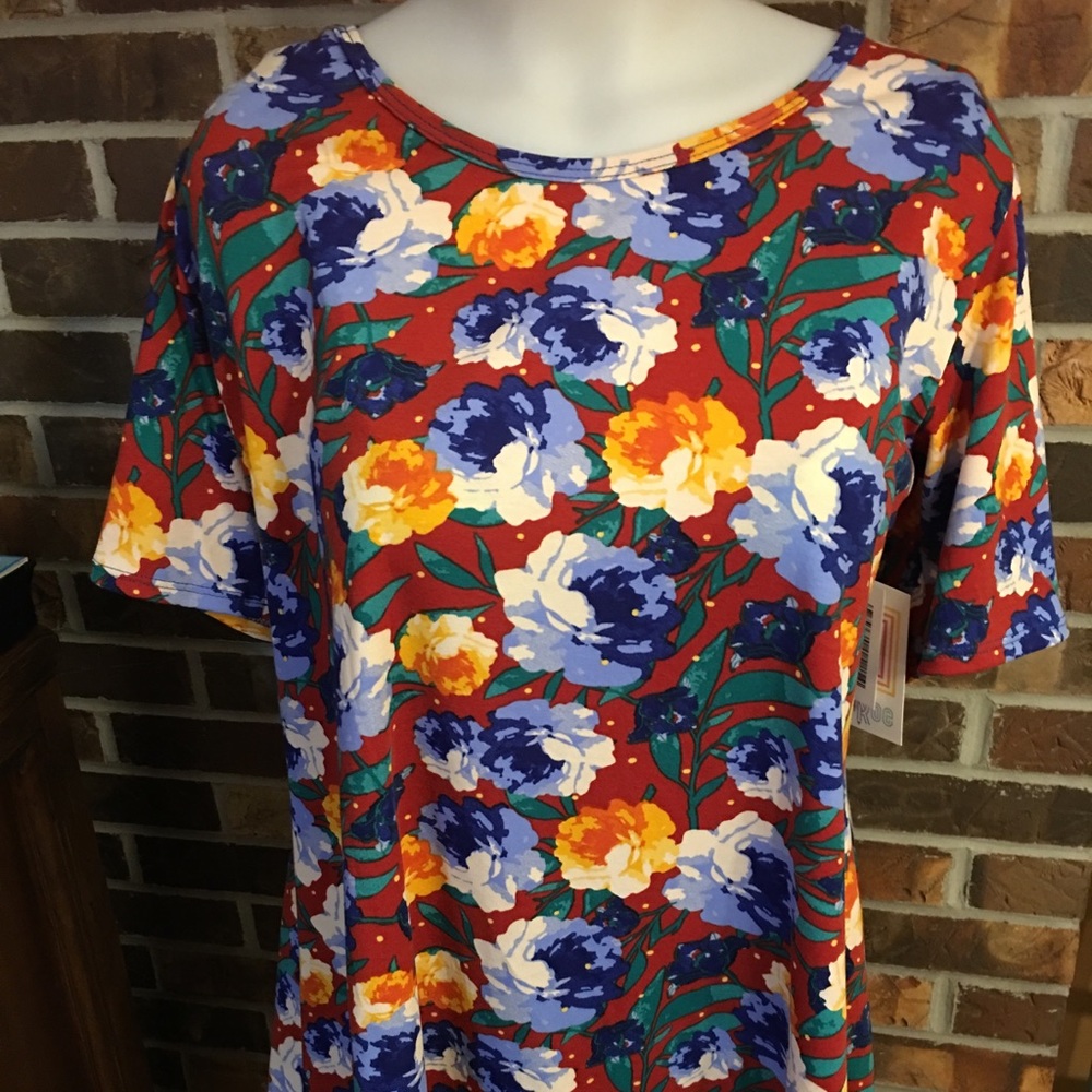 LuLaRoe NWT Perfect T XL Roses